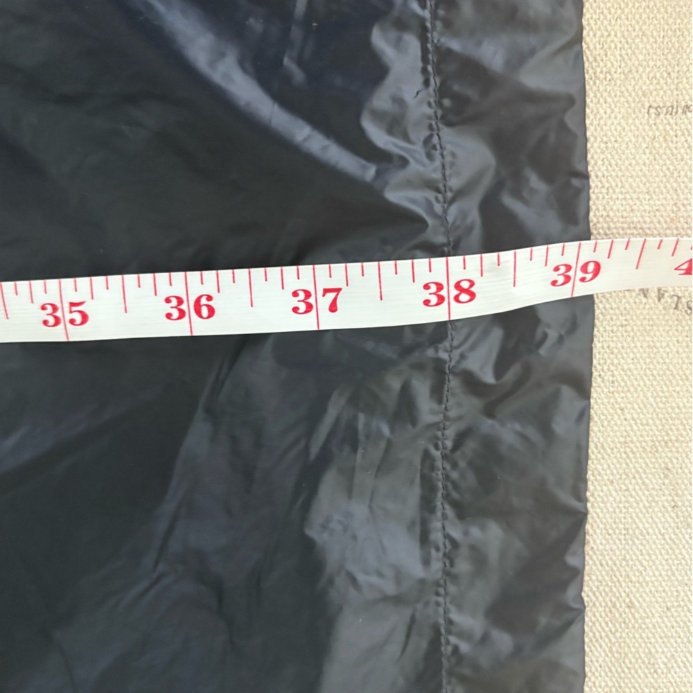 Peuterey Full Length Windbreaker Jacket Hooded Size 40 Black - Picture 13 of 16